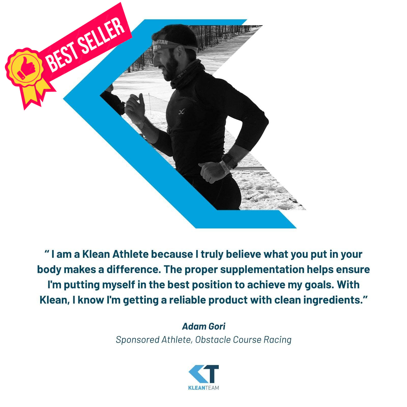 Klean Athlete Essential Aminos + HMB – Blend of 9.7 Ounce (Pack 1)