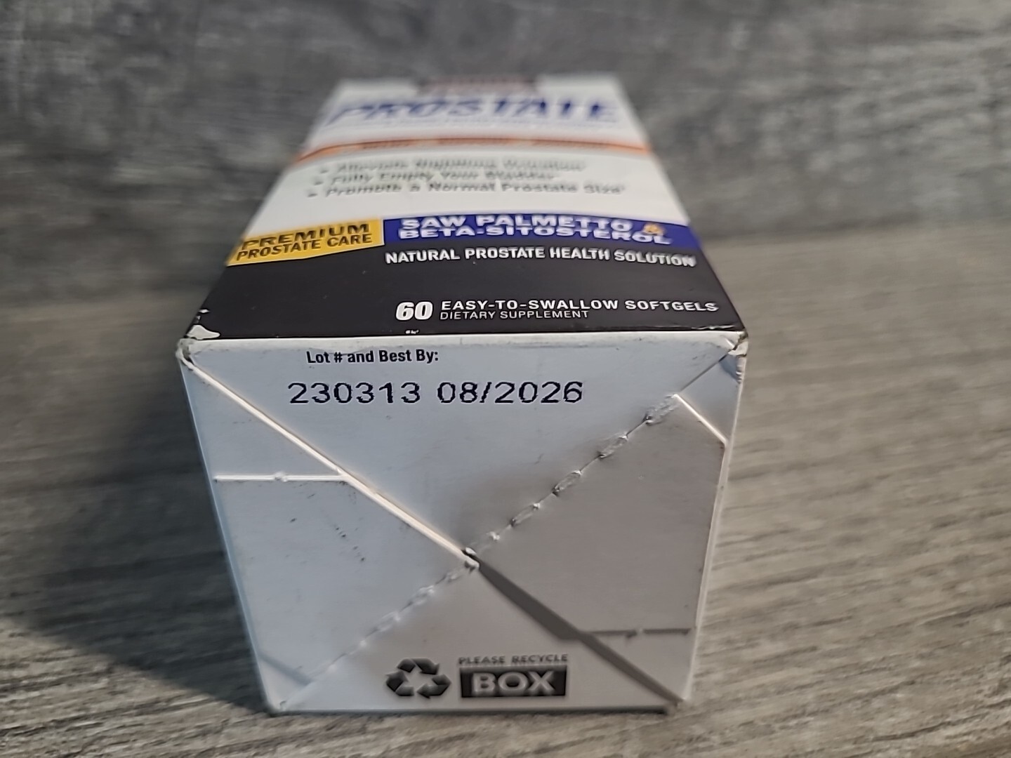 Force Factor Prostate Exclusive Flow Enhancement Complex Softgels Exp 8-26