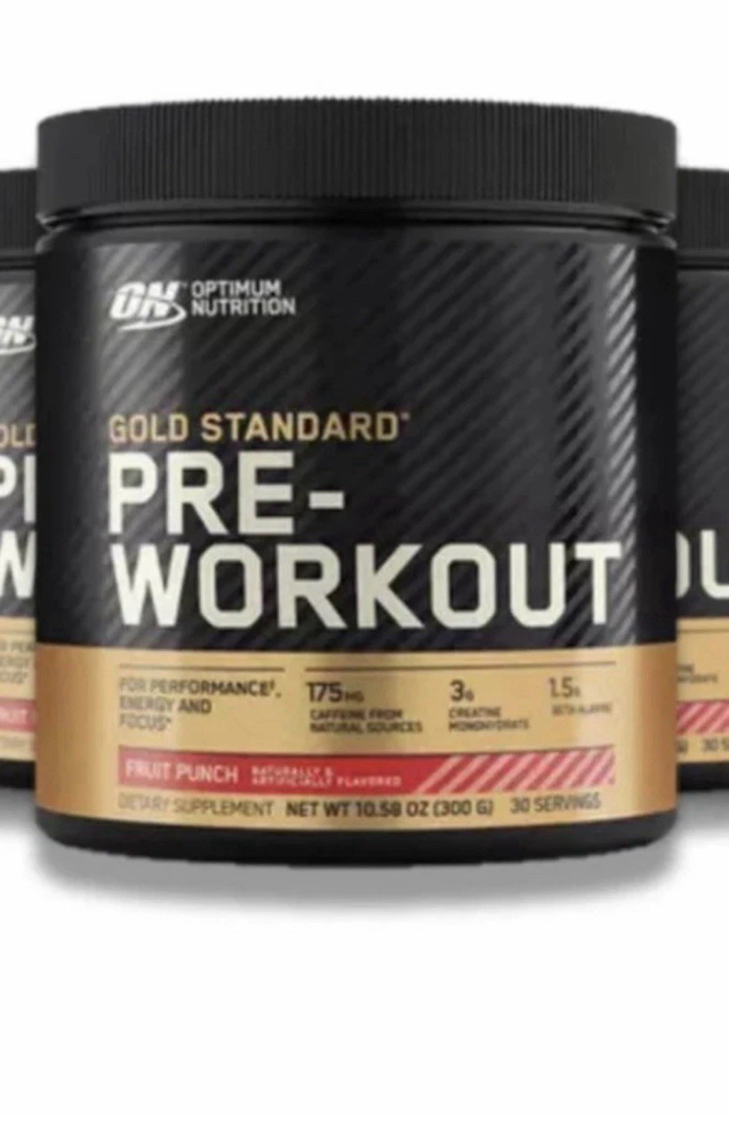 Gold Standard® Pre-Workout, Fruit Punch, 10.58 oz (300 g)