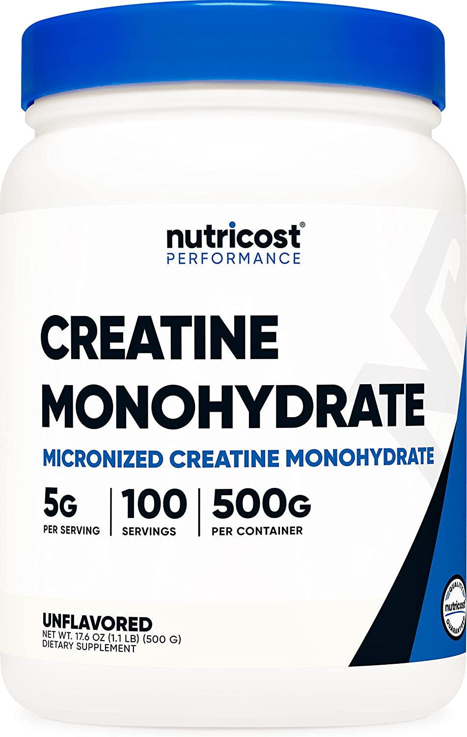 Nutricost Creatine Monohydrate Micronized Powder 500G, 5000Mg per Serv – Pure…