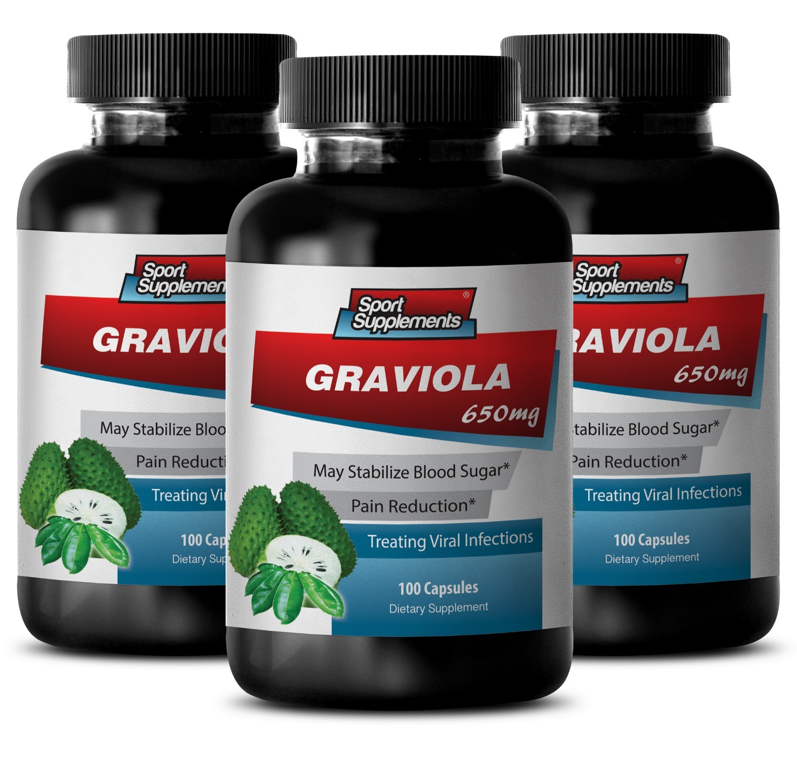 Fresh Soursop – Graviola 650 mg – Supports Strengthening Of The Immune System 3B