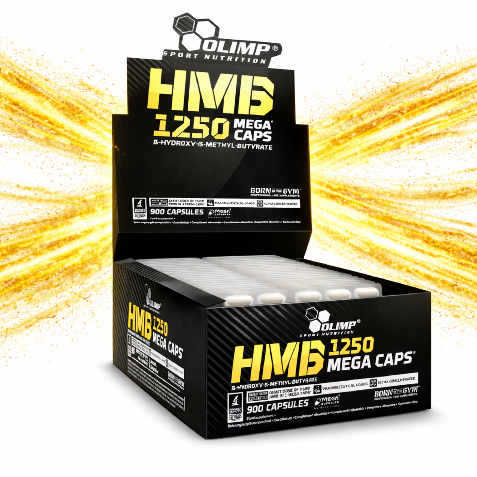 HMB Blisters Anticatabolic Anabolic Fat Burner Lean Ripped Muscle Mass Growth