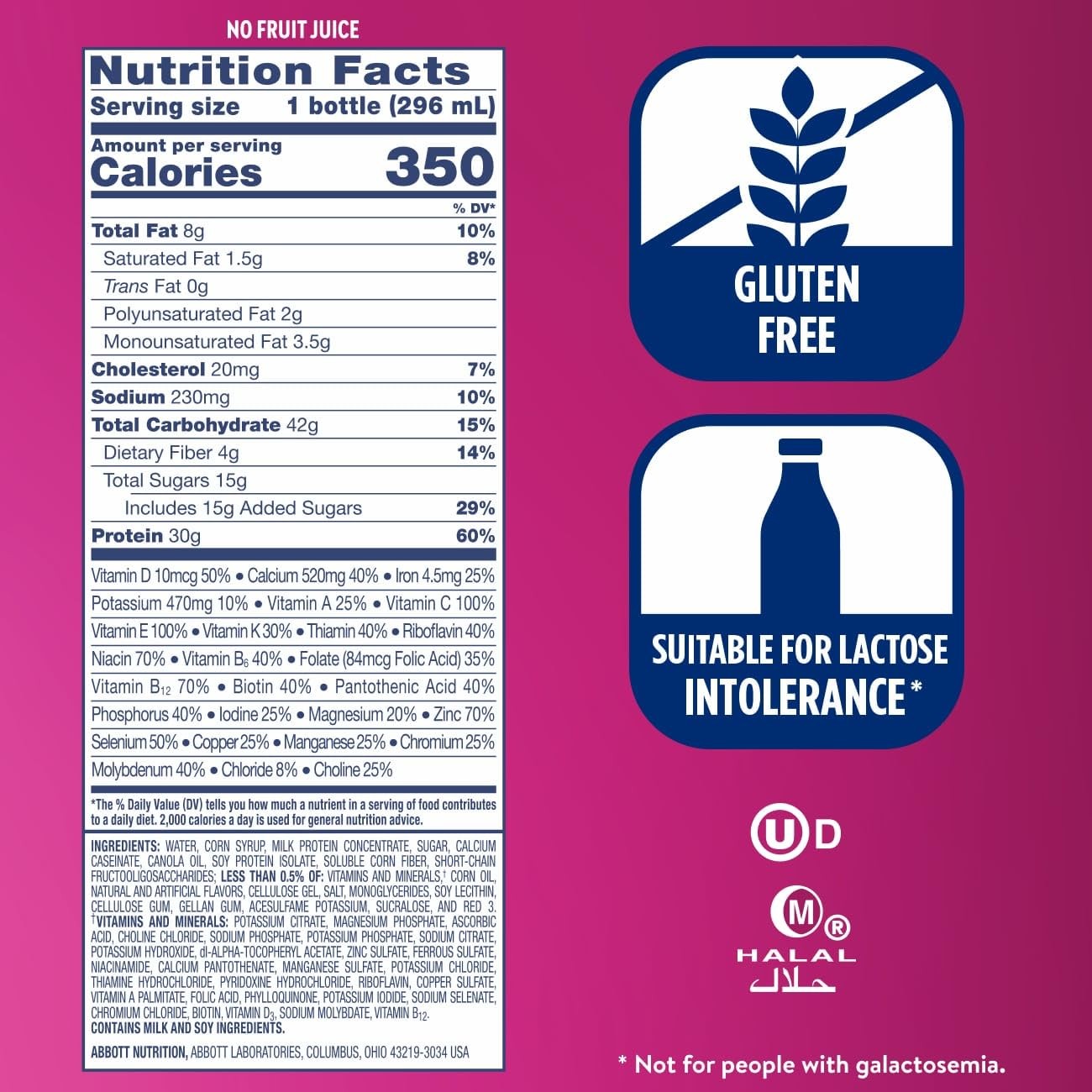 Ensure Complete Strawberry Nutrition Shake Complete Balanced Meal Replacement
