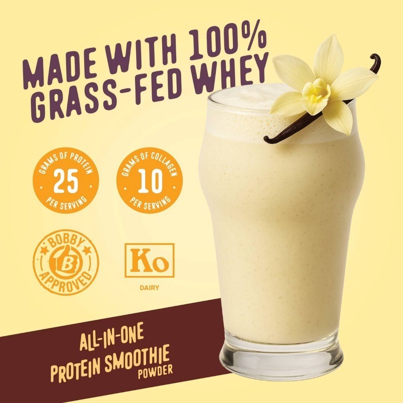 Protein Powder – Vanilla – 10 Serv (430g): High Protein, Gluten-Free