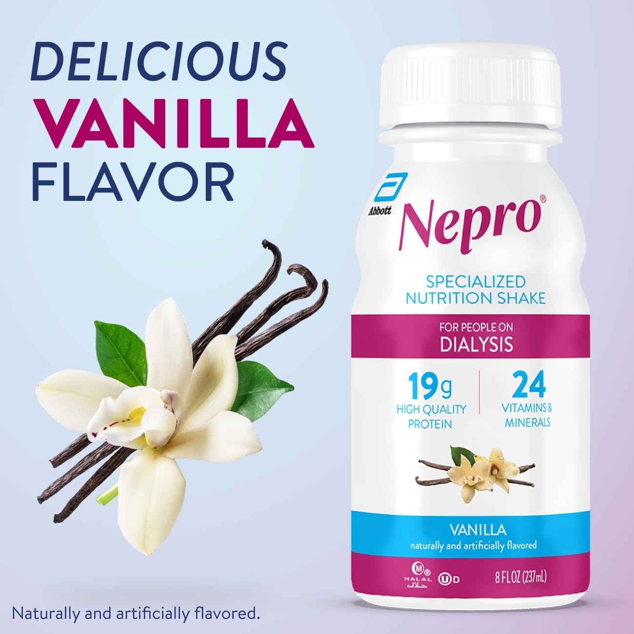 Nepro Nutrition Shake For People On Dialysis 19G Protein 420 Calories Vanilla 8