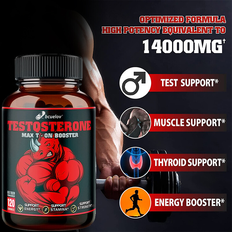 Panax Ginseng 120 Capsules-Testostero Booster, Muscle Health – US