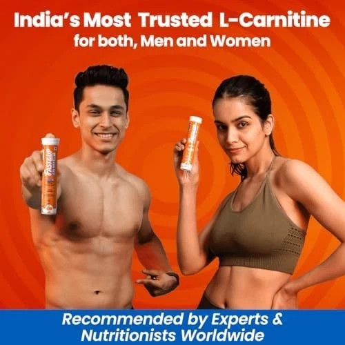 Fast&Up L-Carnitine 2000mg Carnipure Effervescent Orange 20 Tabs x3 Free Ship
