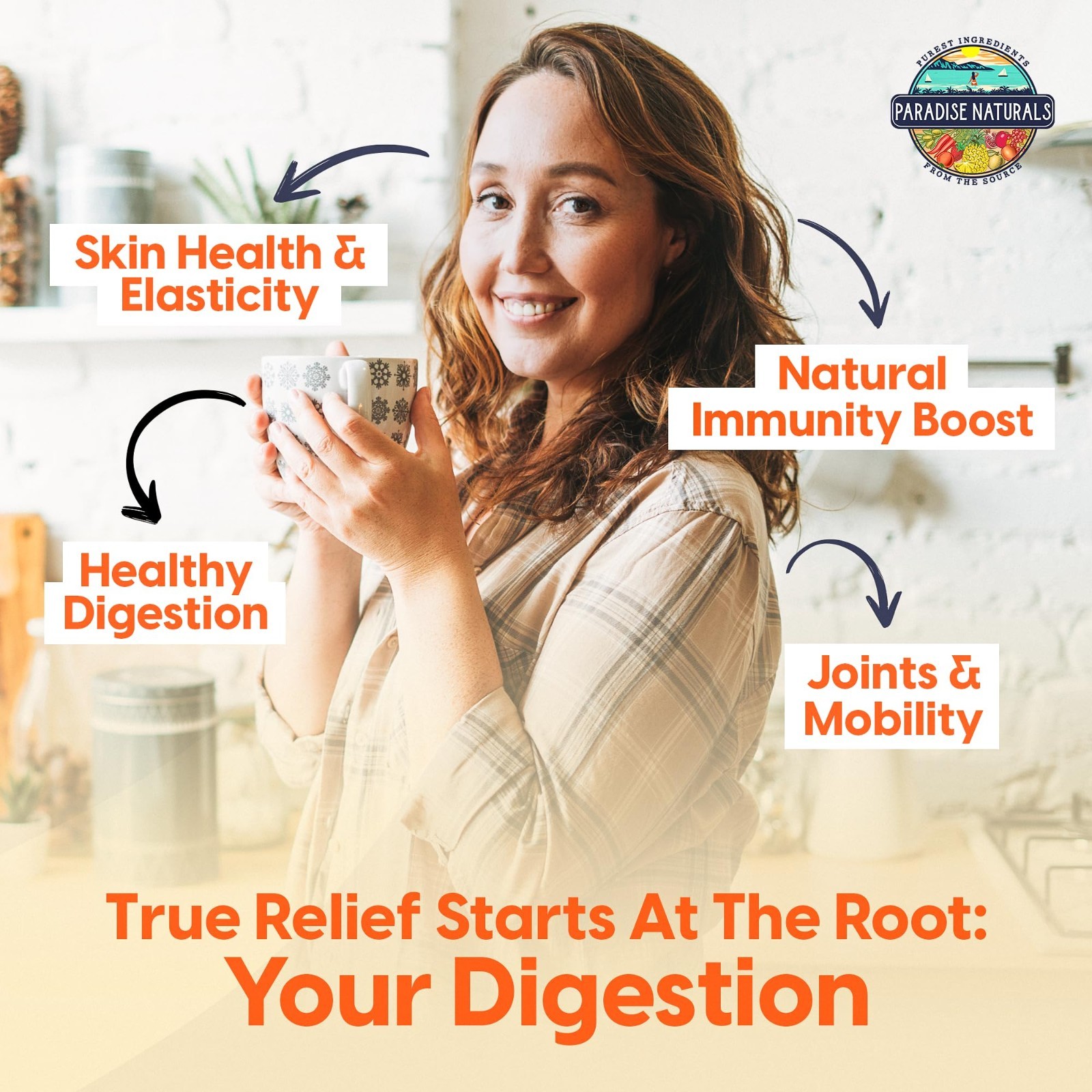100% Grass-Fed Chocolate Bone Broth Protein Powder with Trial (8 Servings)