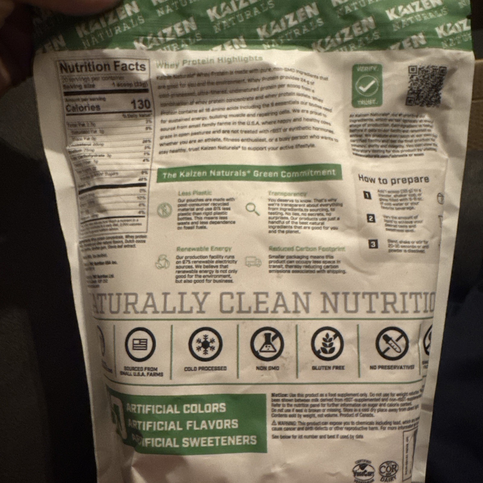 Kaizen Whey Protein 1.5lbs Decadent Chocolate Exp 3/26