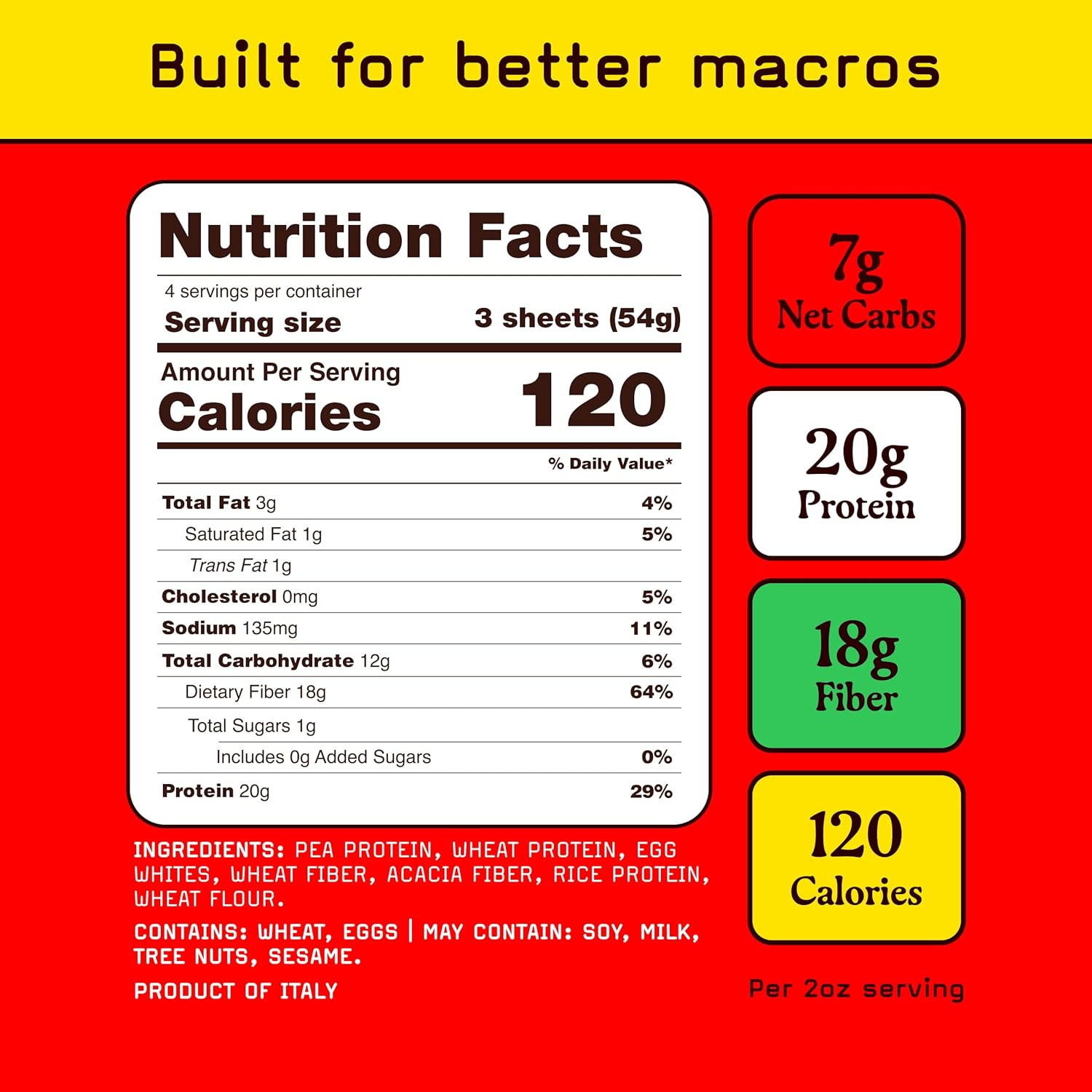 Low Carb, Protein Lasagna | Lasagna with 17G Protein, 7G Carbs | Healthy, Keto P