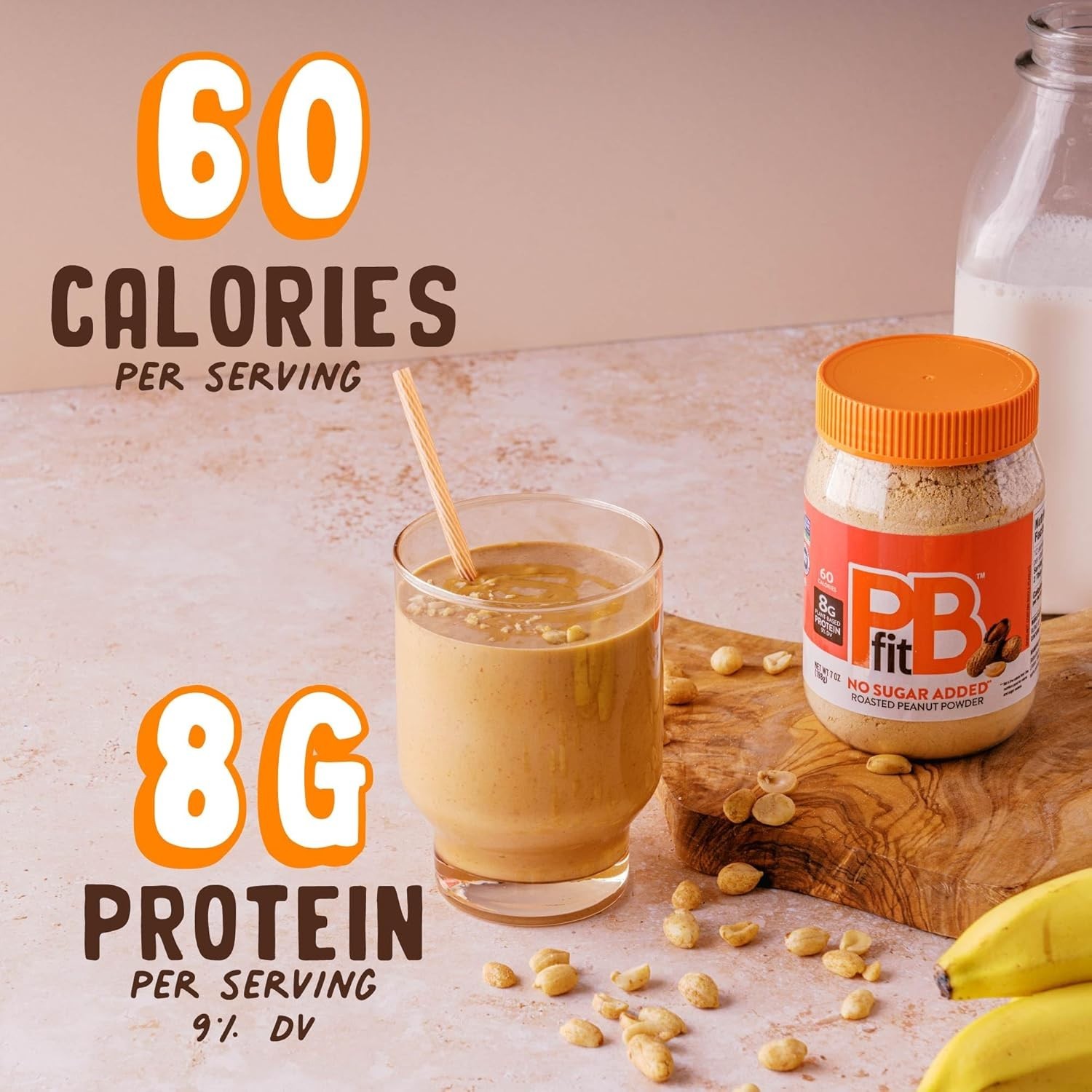 Peanut Butter Protein PBFit Betterbody Foods Sugar-Free 198G (7 Oz)