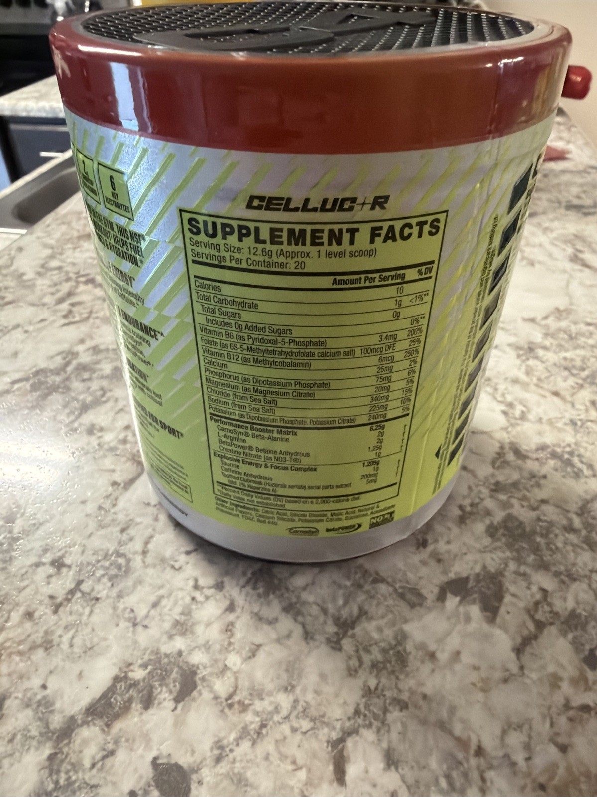 C4 Sport Pre-Workout Hawaiian Punch Fruit Juicy Red 20 Servings 8.9oz 03/2027