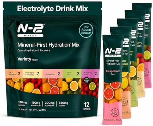 Mineral Hydration Packets – Electrolyte Powder Drink Mix with Variety Pack