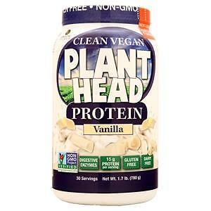 Genceutic Naturals Plant Head Protein Vanilla 1.7 lbs