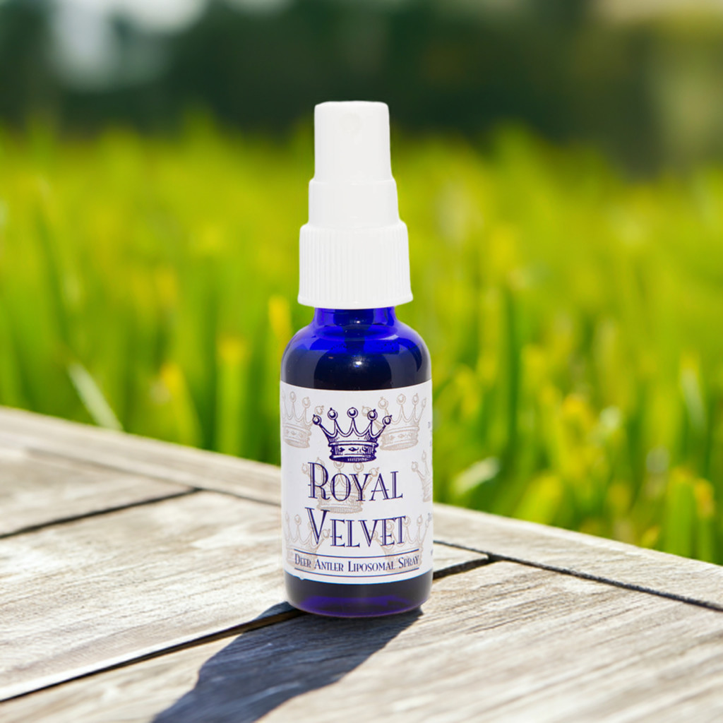 Royal Velvet Deer Antler Spray New Zealand Liposomal IGF-1 Nootropic 1oz