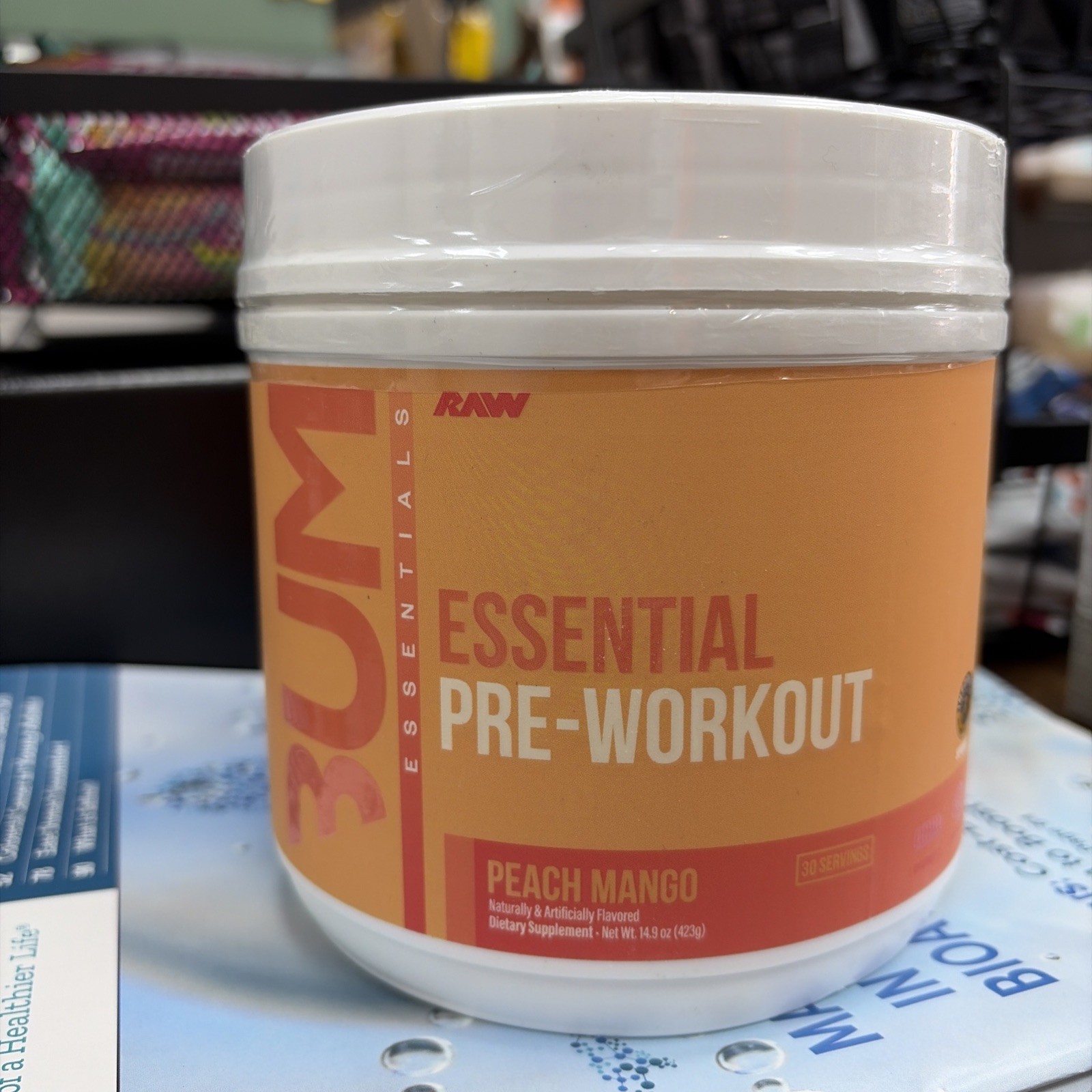 BUM Essential Pre-Workout Peach Mango