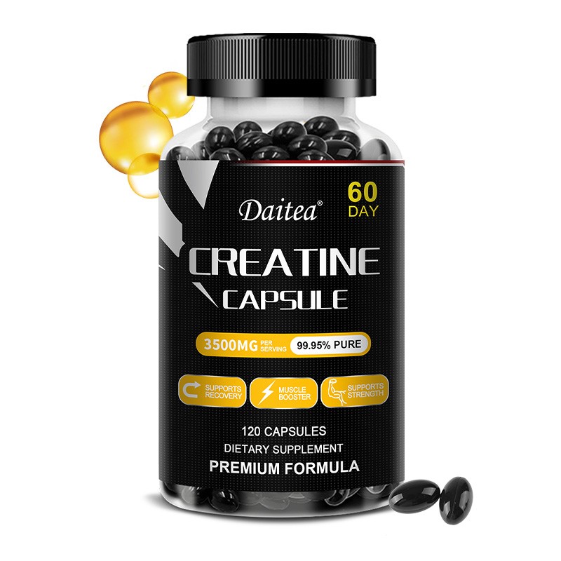 Creatine Monohydrate 120 Capsules Creatine Endurance Muscle Recovery Strength