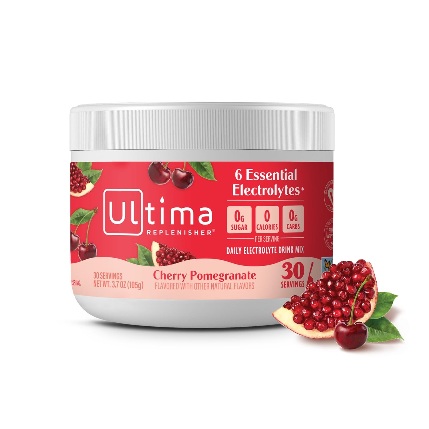 Ultima Replenisher Daily 3.7 Ounce (Pack of 1), Cherry Pomegranate