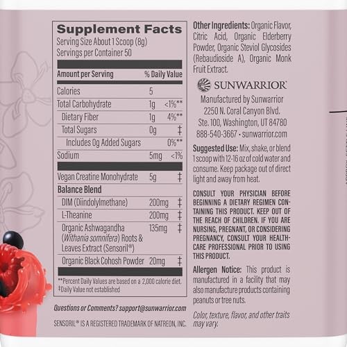 Active Creatine Monohydrate Raspberry Elderflower 14.1oz Powder