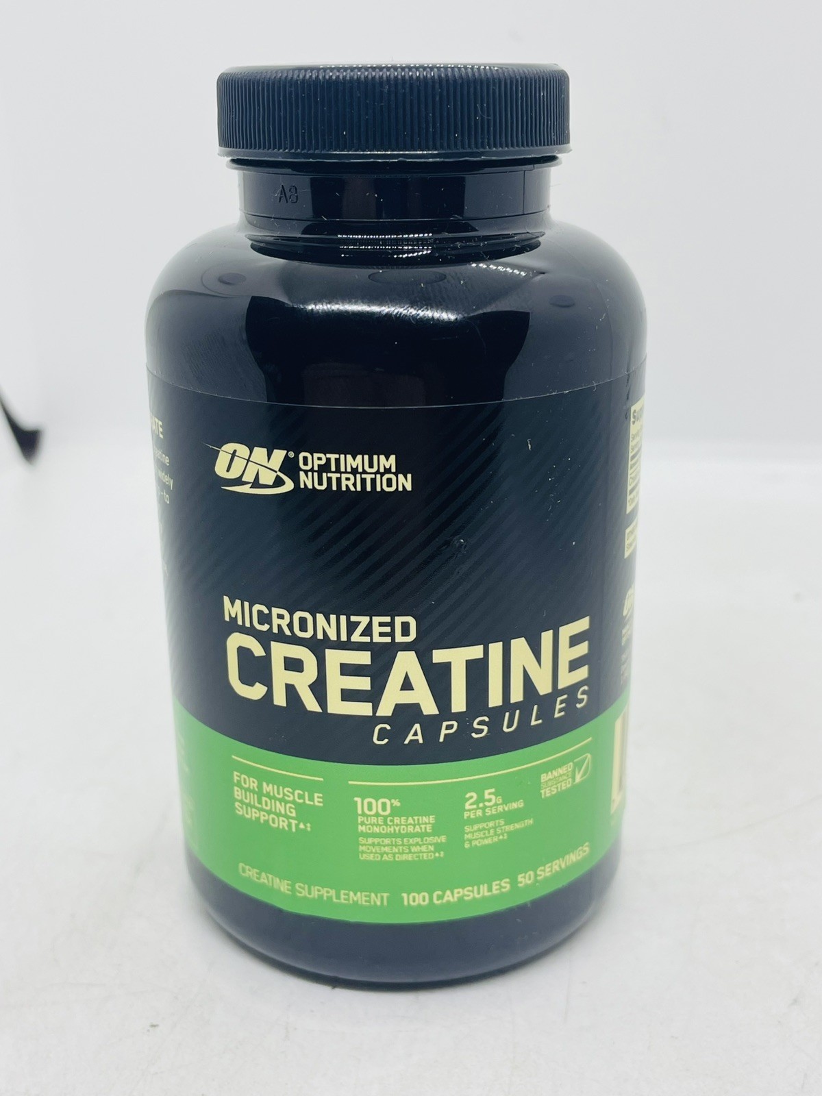 Micronized Creatine Capsules, 100 Capsules (1.25 g per Capsule )