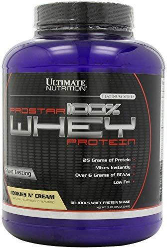 Ultimate Prostar Whey Protein Powder 80 Servings, Cookies N Cream, 5.28 Pounds