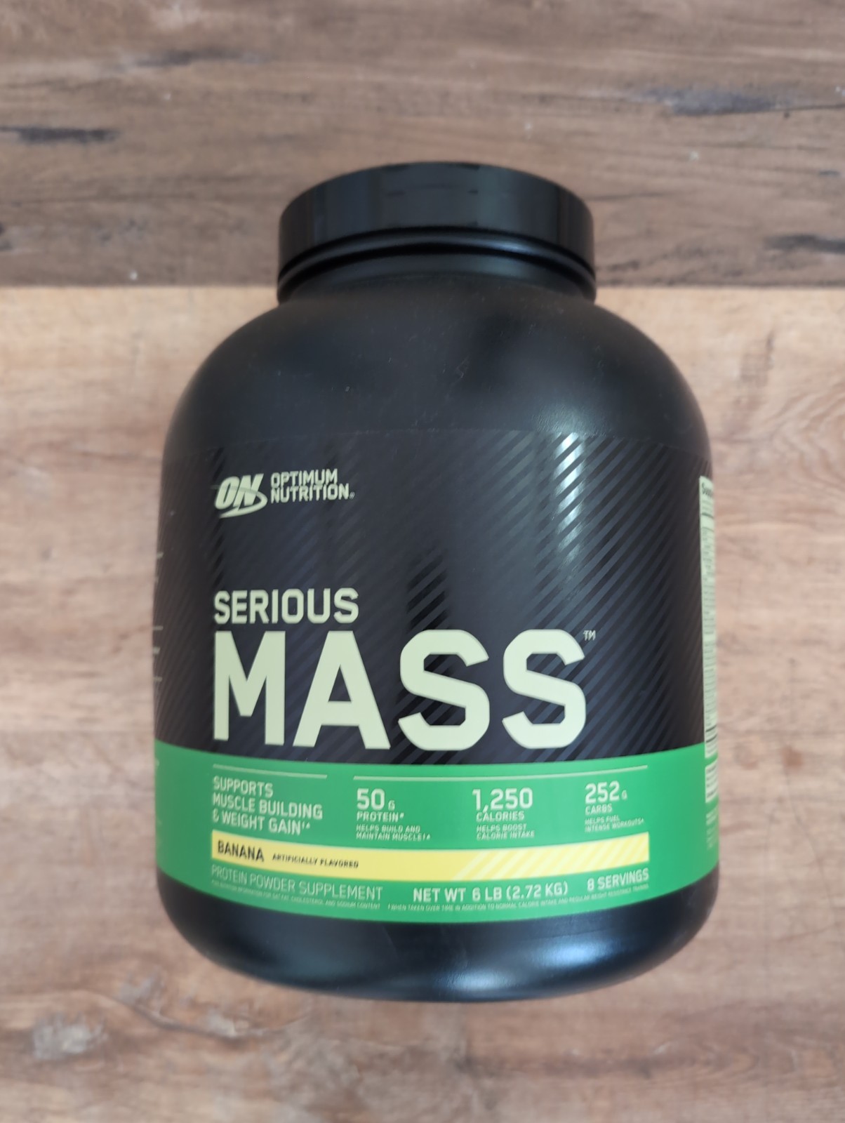 Optimum Nutrition Serious Mass Gainer Protein Powder, Banana, 6 lbs