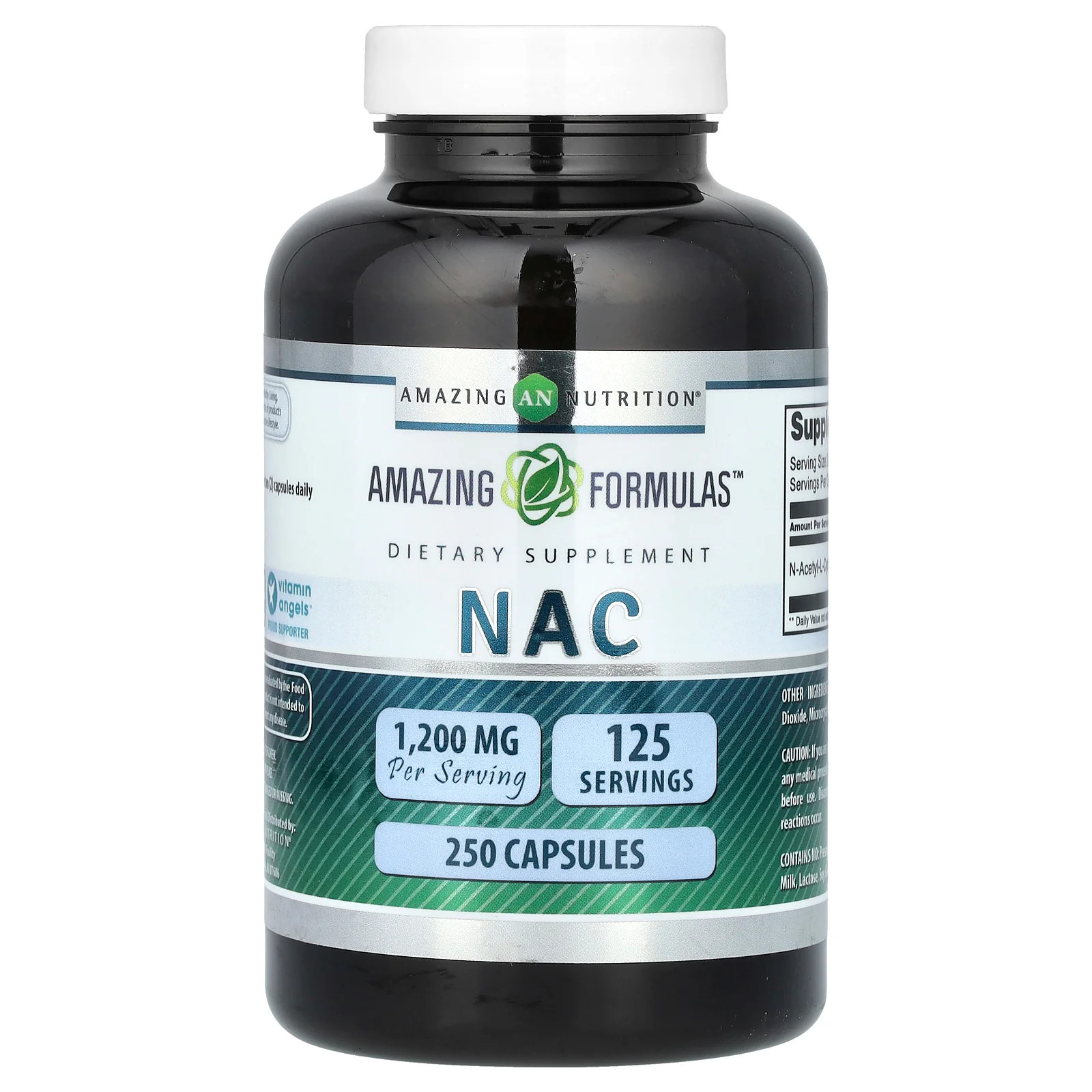 2 X Amazing Nutrition, NAC, 250 Capsules (600 mg per Capsule)