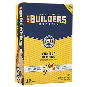 Clif Bar Builder’s Bar Vanilla Almond 12 bars