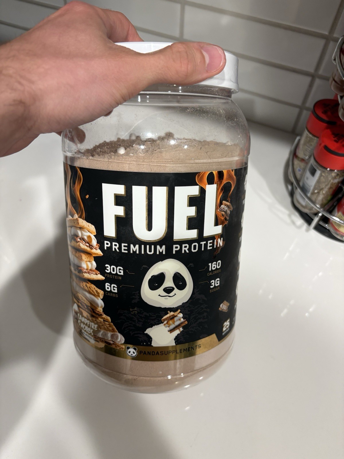 Panda Fuel Premium Protein Campfire S’mores 25 Servings 2.5lb exp: 08/2027