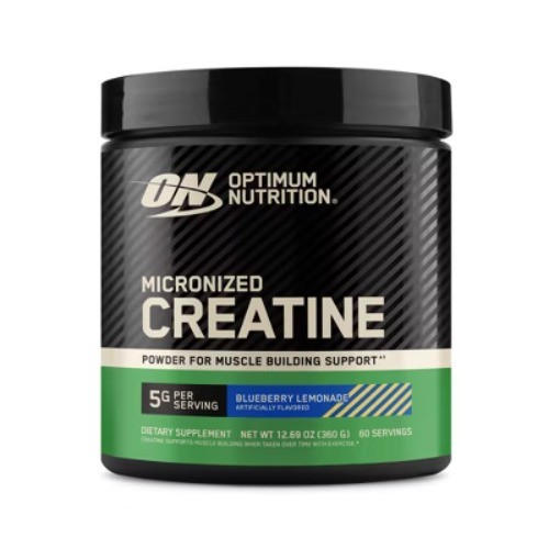 Optimum Nutrition Creatine Monohydrate Powder Blueberry Lemonade 60Servings 413g
