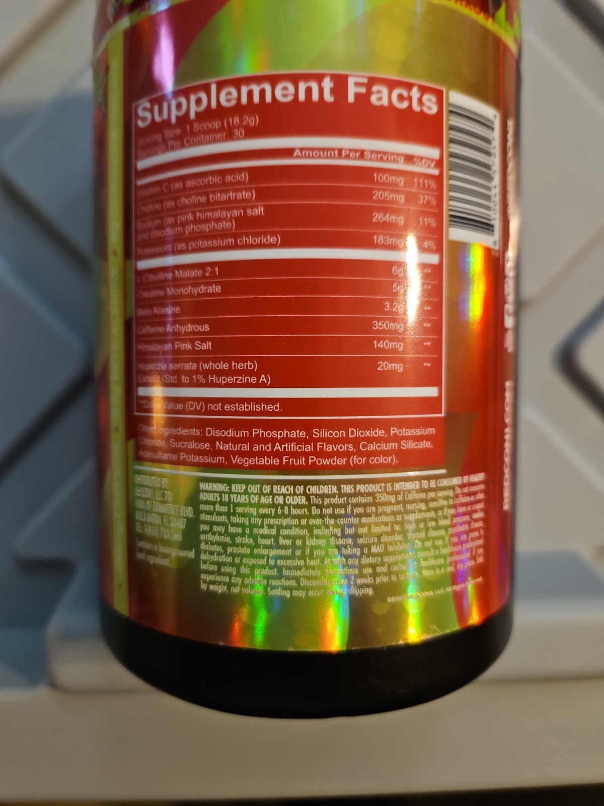 Redcon1 Total War Reloaded Preworkout 30 Serving Powder Redcon Strawberry Kiwi