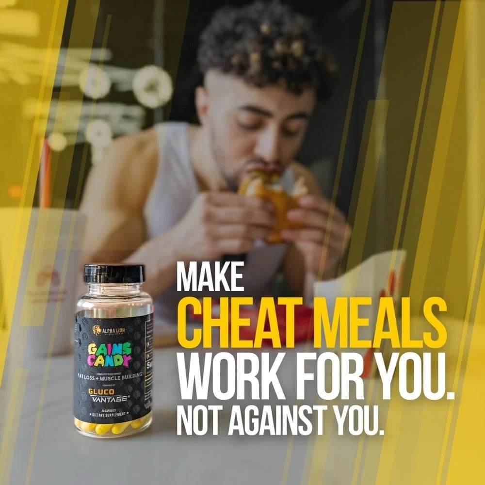 ALPHA LION Gains Candy, Supplement Pills That Support Weight Loss, Muscle Bui…