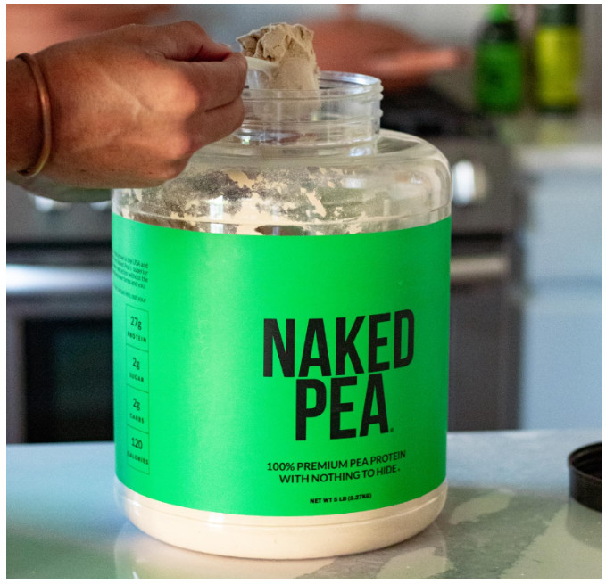 Naked Pea Protein Powder 5LB Unflavored Vegan NSF 76 Servings