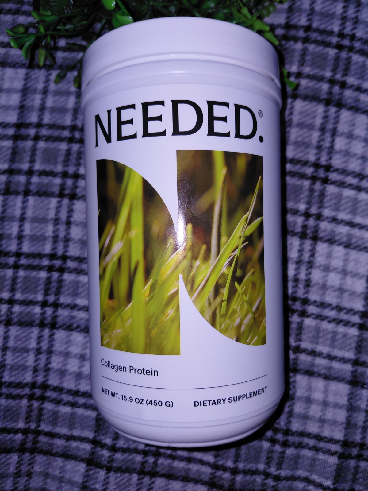 NEEDED. Collagen Protein Powder, Hydrolyzed Bovine Collagen, 15.9 oz (450 g)