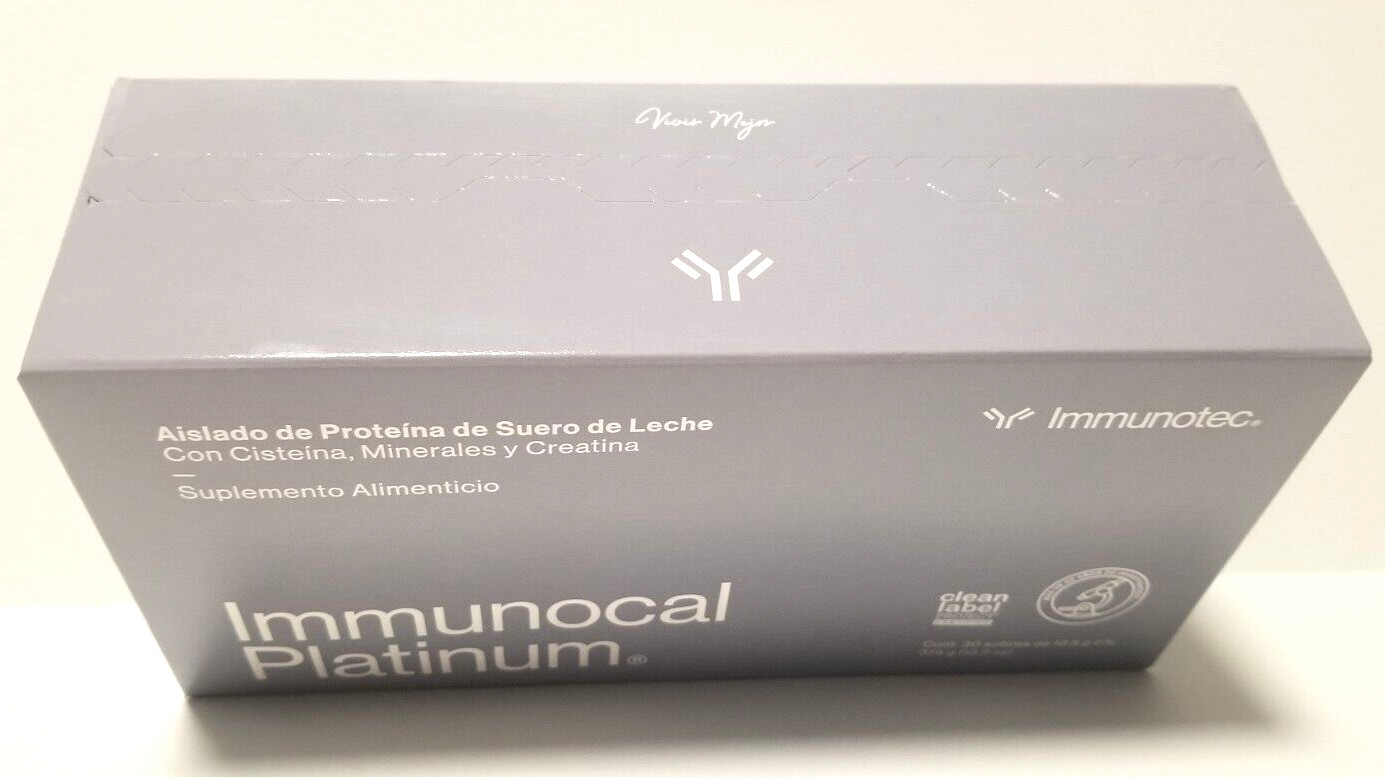 IMMUNOCAL PLATINUM. ( 1 BOX ) GLUTATION PRECURSOR. SAME DAY FREE SHIPPING!!!