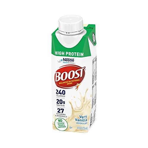 BOOST High Protein Balanced Nutritional Drink, Rich Chocolate, 8 Ounce Bottle…
