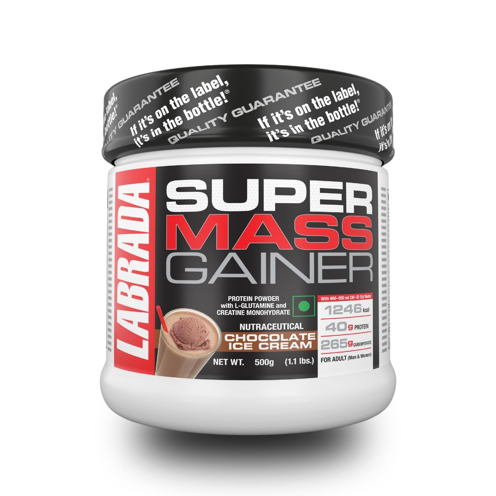 Labrada Super Mass Gainer High Calorie Protein Powder 500g