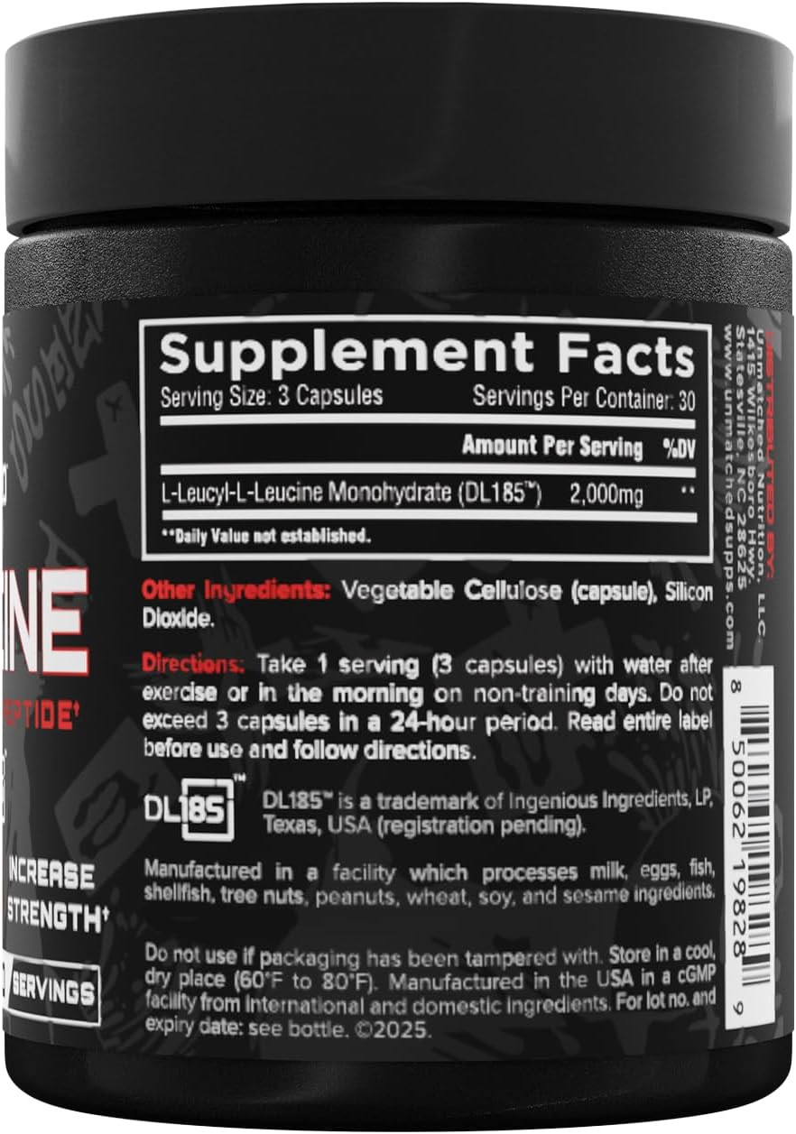 Dileucine Amino Acid Peptide | Fueled by DL185 | Accelerate Protein Synthesis, M