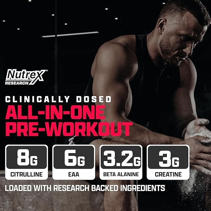 Nutrex Research Outlift Clinical Pre Workout Powder 22 Servings Multiple Flavors
