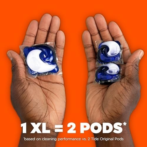 Tide Oxi Boost Power PODS Laundry Detergent Pacs, 57 Count, Set-In Stain Removal