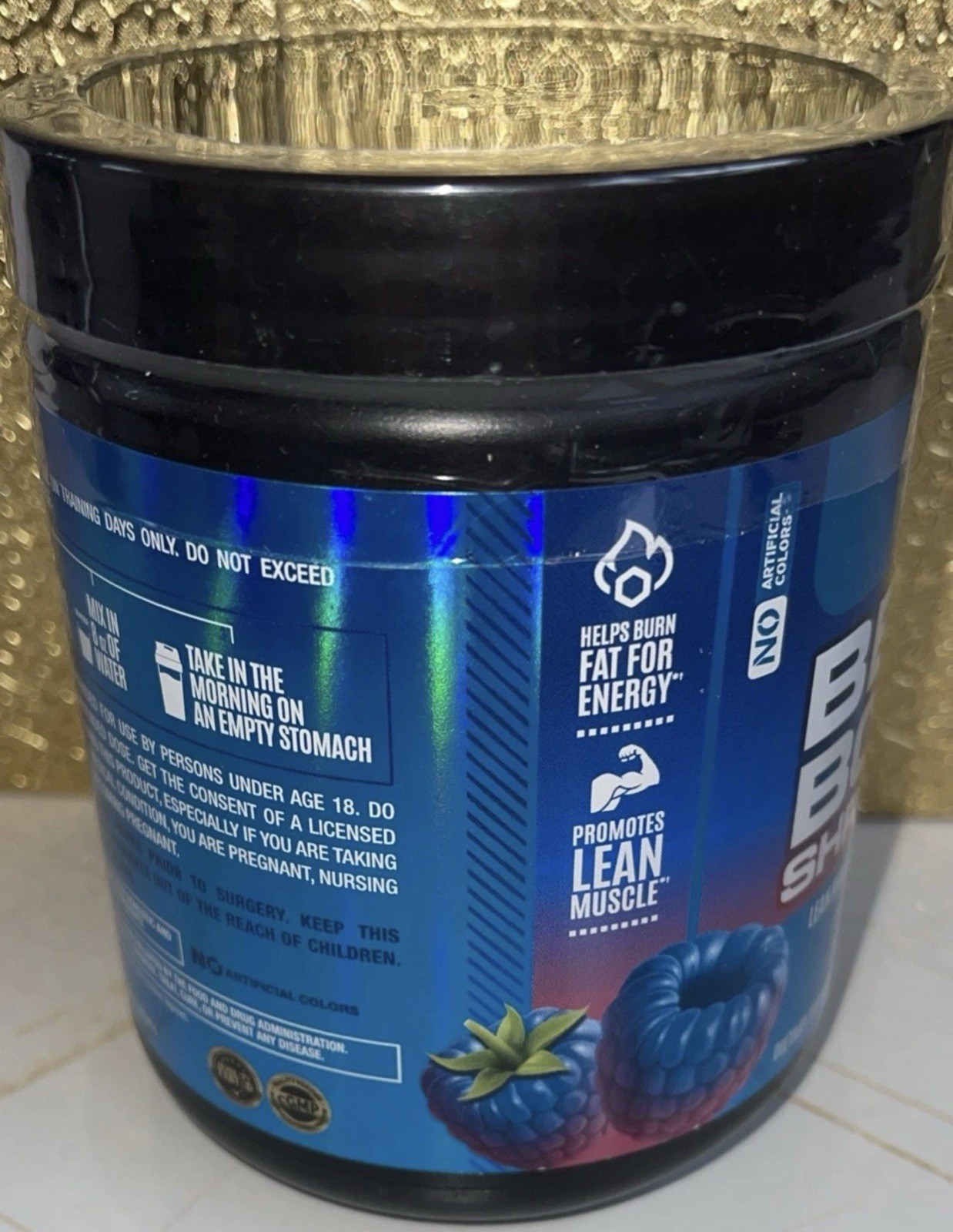 BPI Sports Best BCAA Shredded Caffeine-Free Muscle RecoverRaz 9.7oz EXP 08-2027