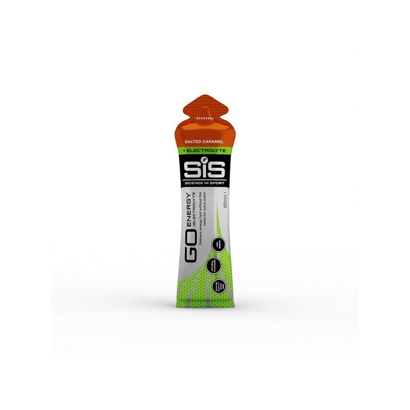 go energy+ salted caramel electrolyte isotonic gel 60ml SIS200560 SIS Science