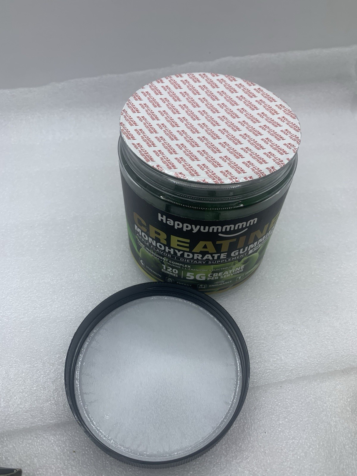 Creatine Monohydrate Gummies 5g Apple Flavor 120ct Gummies EXP:4/27 NEW BM