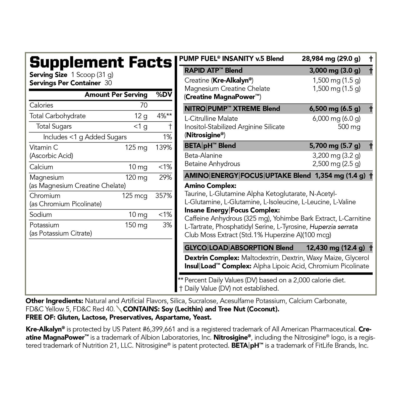 Ultra Pump Fuel® INSANITY – Miami Sunrise(30 Servings)