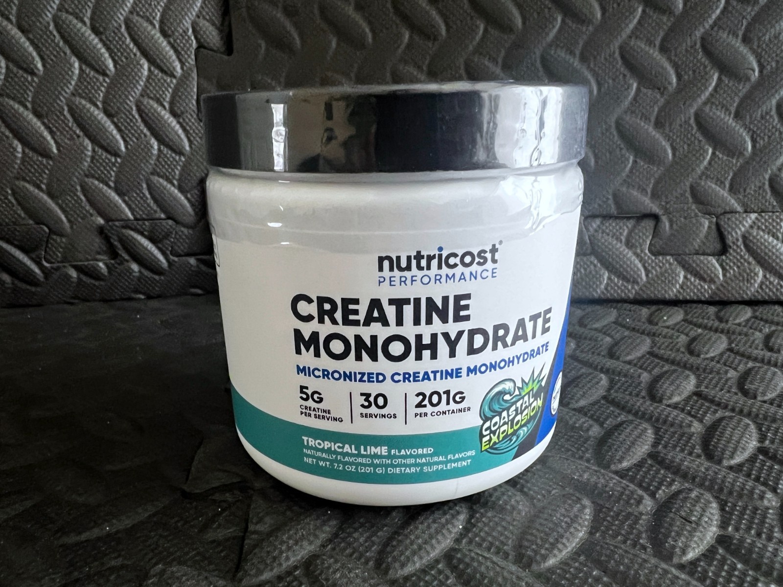 Nutricost Creatine Monohydrate 30 Servings Coastal Explosion Brand New Sealed
