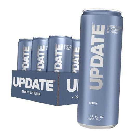 Energy Drink Pack, Caffeine Free, Zero Sugar, No Jitters, No Crash, Berry