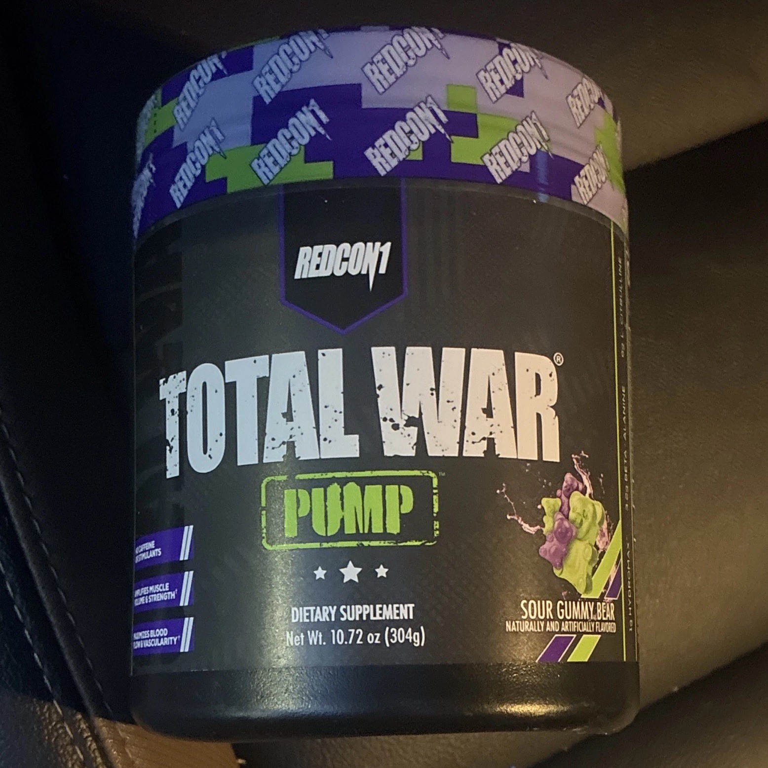 REDCON1 Total War Pump Powder Sour Gummy Bear exp 02/27