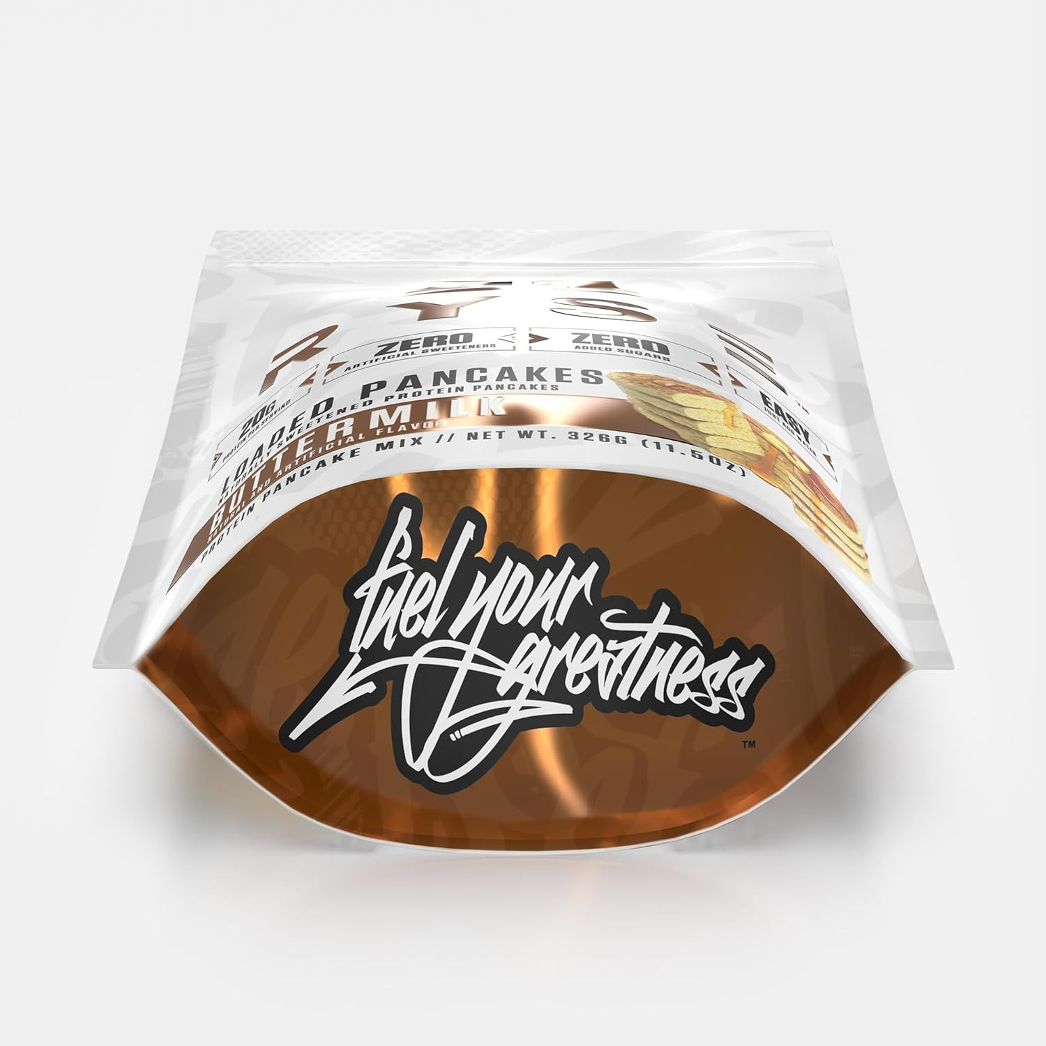 RYSE Loaded Protein Pancake & Waffle Mix – Buttermilk – Naturally Sweetened Brea