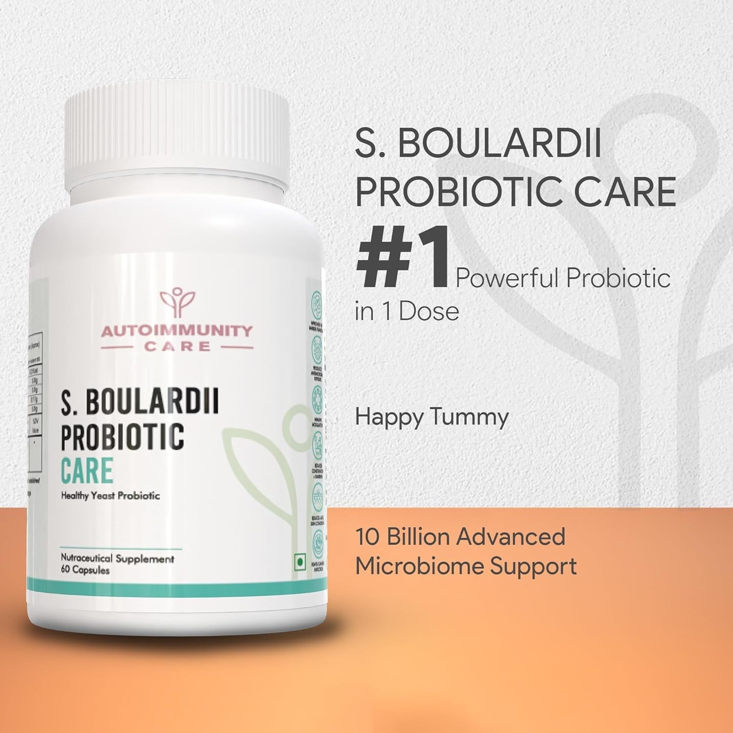 Autoimmunity Care: S. boulardii Probiotic Care | SACCHAROMYCES BOULARDII 60 Cap