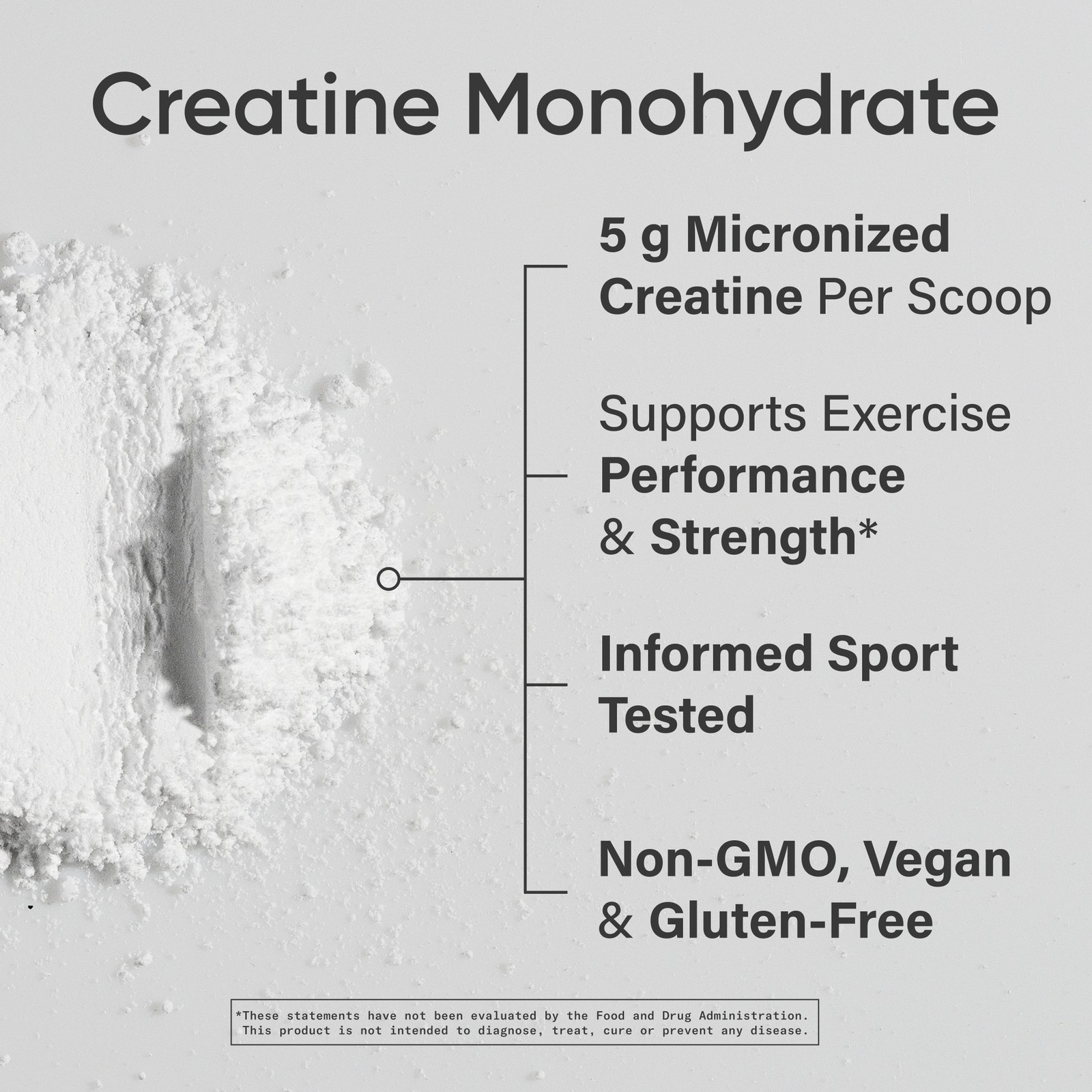 Creatine Monohydrate – Gain Lean Muscle, Improve Performance and Strength (300g)